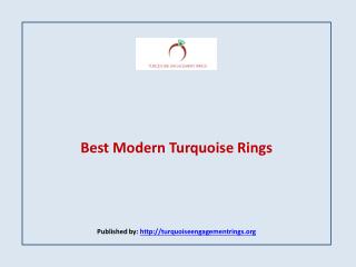 Best Modern Turquoise Rings