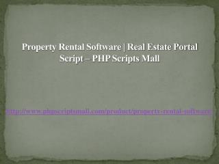 Property Rental Software | Real Estate Portal Script – PHP Scripts Mall