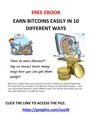 earn bitcoins