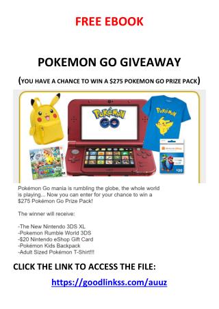 pokemon giveaway