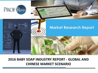 Baby Soap Industry, 2011-2021 Market Research