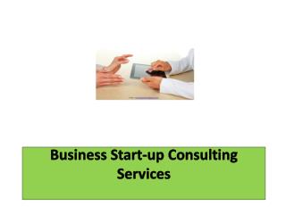 Business Start-up Consulting Services