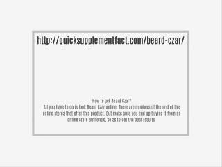 http://quicksupplementfact.com/beard-czar/