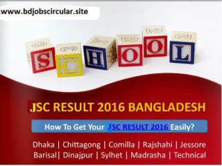 JSC Result 2016