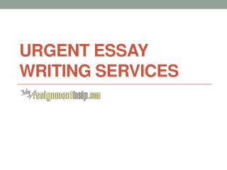 Benefits of Choosing MyAssignmentHelp for Essay Writing Support – Best Assignments Writing Help