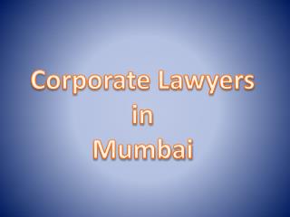 Corporate Lawyers Mumbai