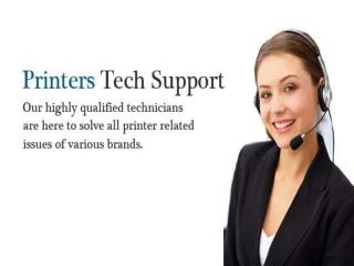 Online tech support for Printer