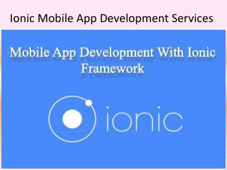 Ionic Mobile App