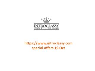 www.introclassy.com special offers 19 Oct