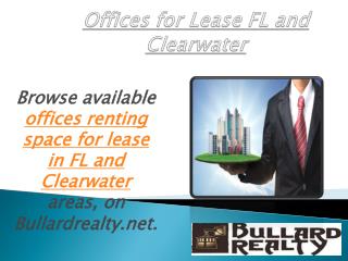 Office Space for FL and Clearwater