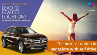The best car option in Bangalore with self drive