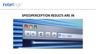 Speedperception Results Are In