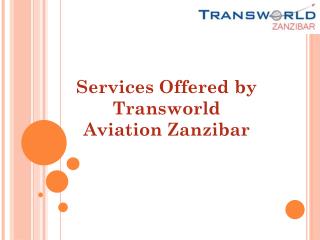 Services Offered by Transworld Aviation