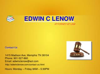 Personal Injury and Wrongful death Lawyer, Criminal defense Attorney Memphis TN