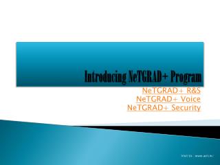 NeTGRAD Plus Program