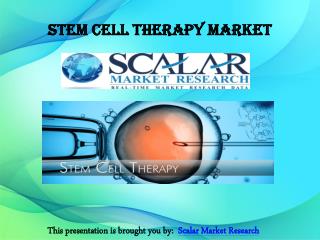 Stem cell therapy market