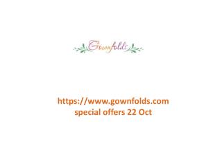 www.gownfolds.com special offers 22 Oct