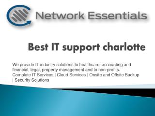 IT support charlotte
