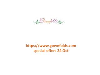www.gownfolds.com special offers 24 Oct