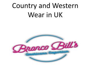Country and Western Wear in UK