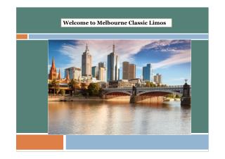 Welcome to Melbourne Classic Limos
