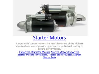 Starter Motors