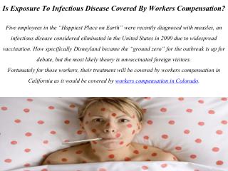 Is Exposure To Infectious Disease Covered By Workers Compensation?