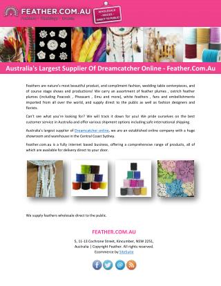 Australia's Largest Supplier Of Dreamcatcher Online - Feather.Com.Au