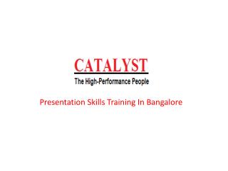 Presentation Skills Training In Bangalore