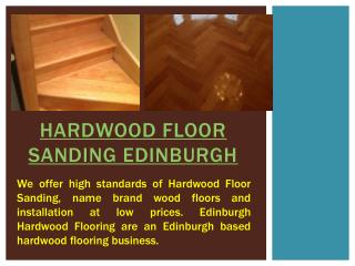 floor sanding edinburgh