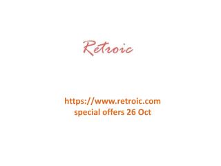 www.retroic.com special offers 26 Oct