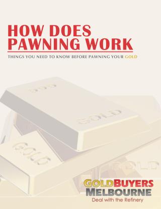 Pawnshop 101: Basic Things to Remember when Pawning an Item