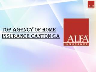 Top Agency Of Home Insurance Canton Ga
