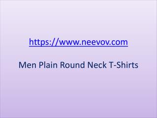 Mens Solid Red Colour T Shirts