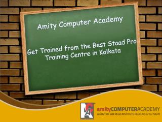 Get Trained from the Best Staad Pro Training Centre in Kolkata