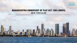 Maharashtra Ownership of Flat Act 1963(MOFA)