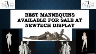 best mannequins available for sale at Newtech display