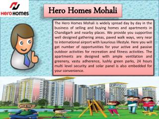 Hero homes Mohali
