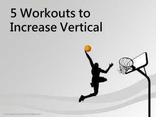 5 Workouts to Increase Vertical