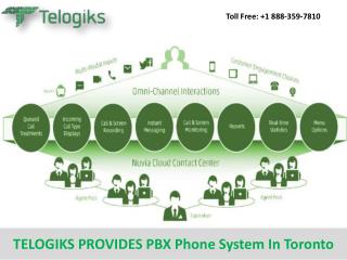 TELOGIKS PROVIDES PBX Phone System In Toronto