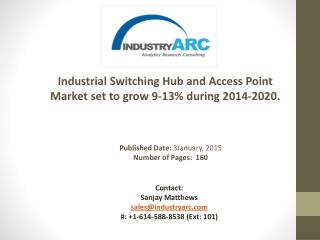 Industrial Switching Hub and Access Point Market Analysis | IndustryARC