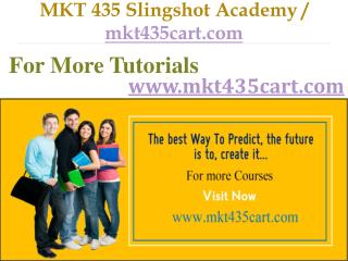 MKT 435 Slingshot Academy / mkt435cart.com