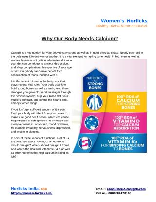 Why Our Body Needs Calcium?