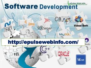 Software development companies in amritsar- Epulsewebinfo.com-Php Web Development Services- Software companies in India