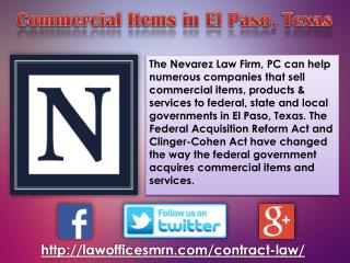 Commercial Items in El Paso, Texas
