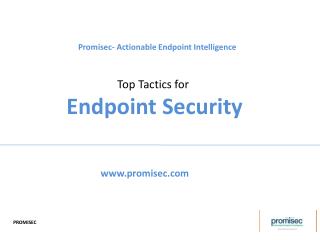 Top Tactics for Endpoint Security