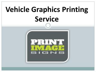 Vehicle Graphics Printing Service