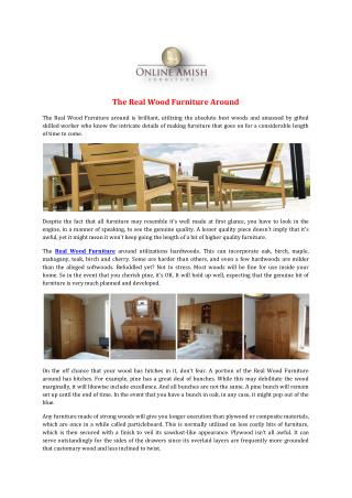 The Real Wood Furniture Around
