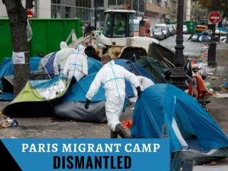 Paris migrant camp dismantled