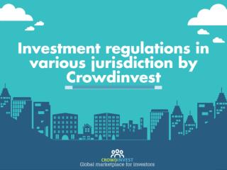 Crowdfunding regulation in various jurisdiction